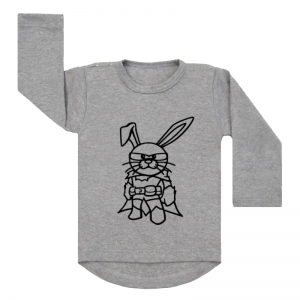 Grijs shirt cool bunny